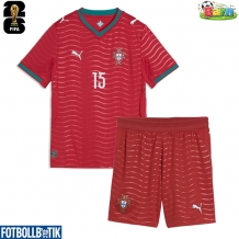 Portugal Joao Neves #15 Hemmatröja Barn VM 2026 Kortärmad (+ Korta byxor)